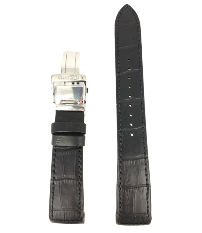 Watch Band Black Genuine Leather 21mm for Seiko Premier - Watch Plaza -  albano-agency-azores.com