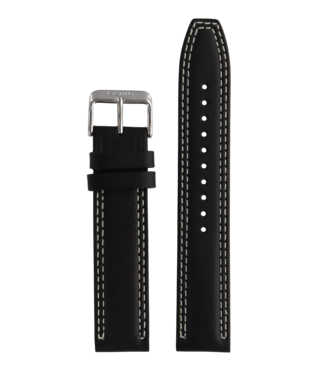 Seiko Seiko 6T63-00D0 horlogeband zwart SSB033P1