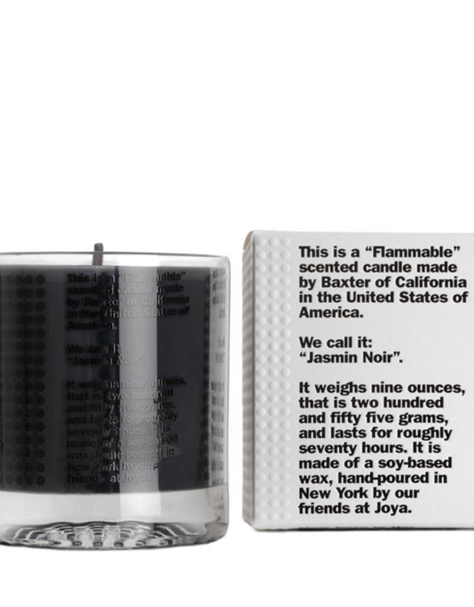 Baxter of California Candle Jasmin Noir
