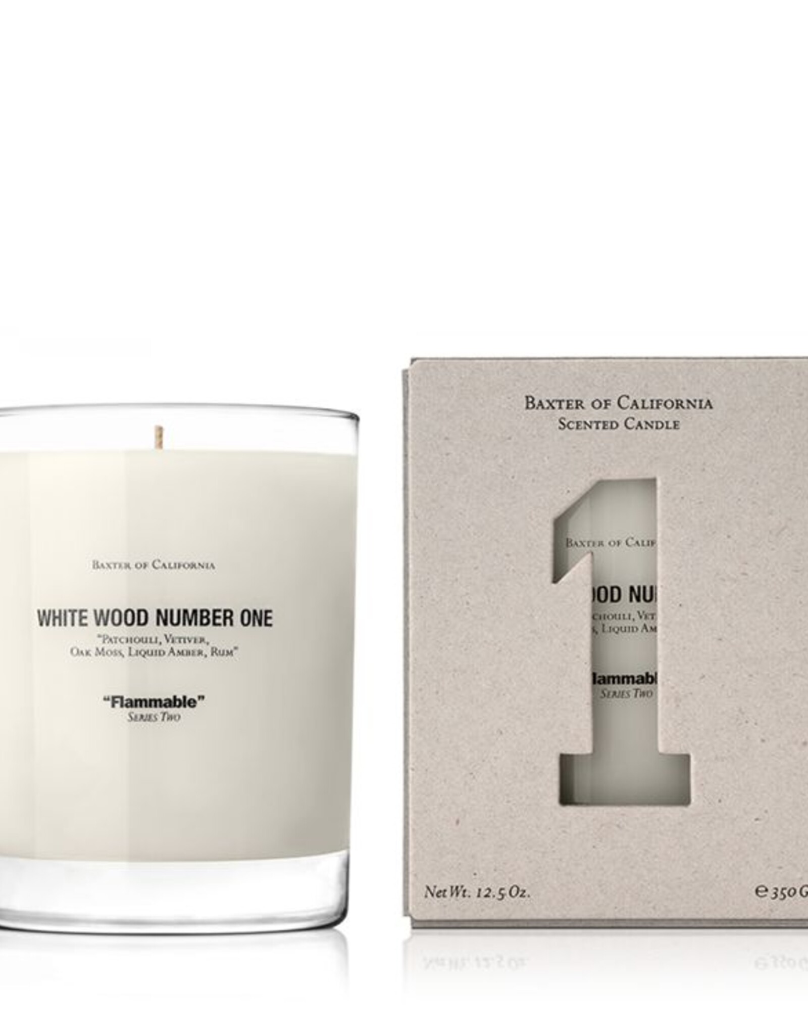 Baxter of California Candle White Wood No 1