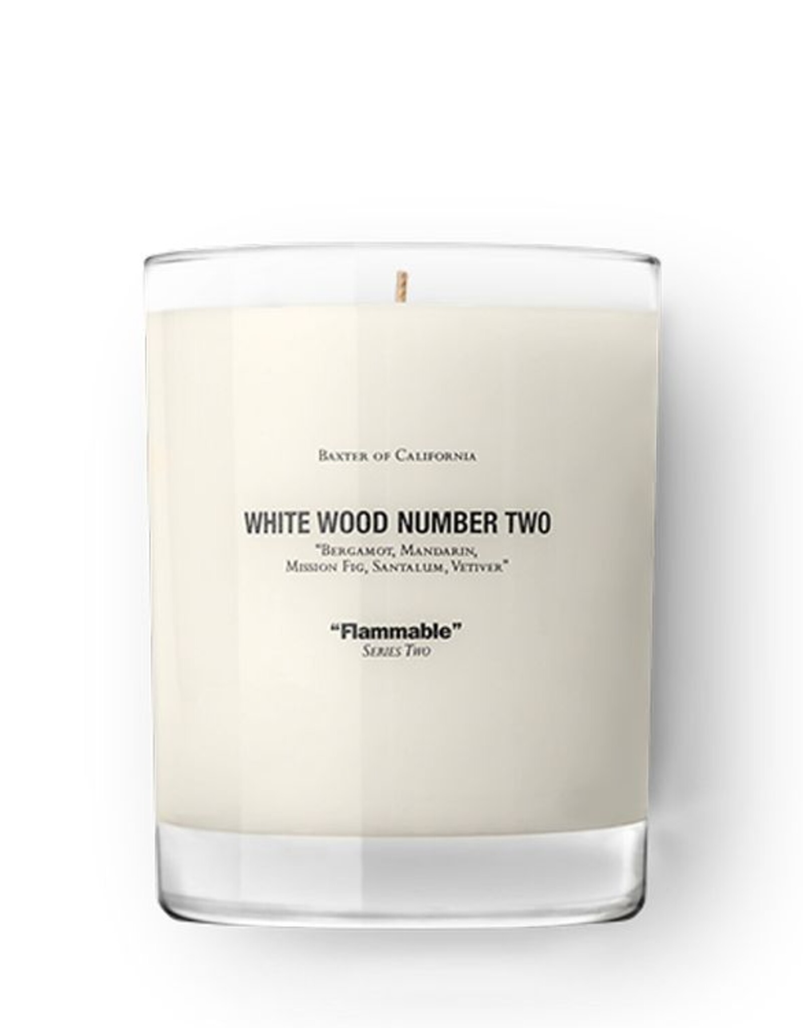 Baxter of California Candle White Wood No 2