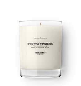 Baxter of California Candle White Wood No 2
