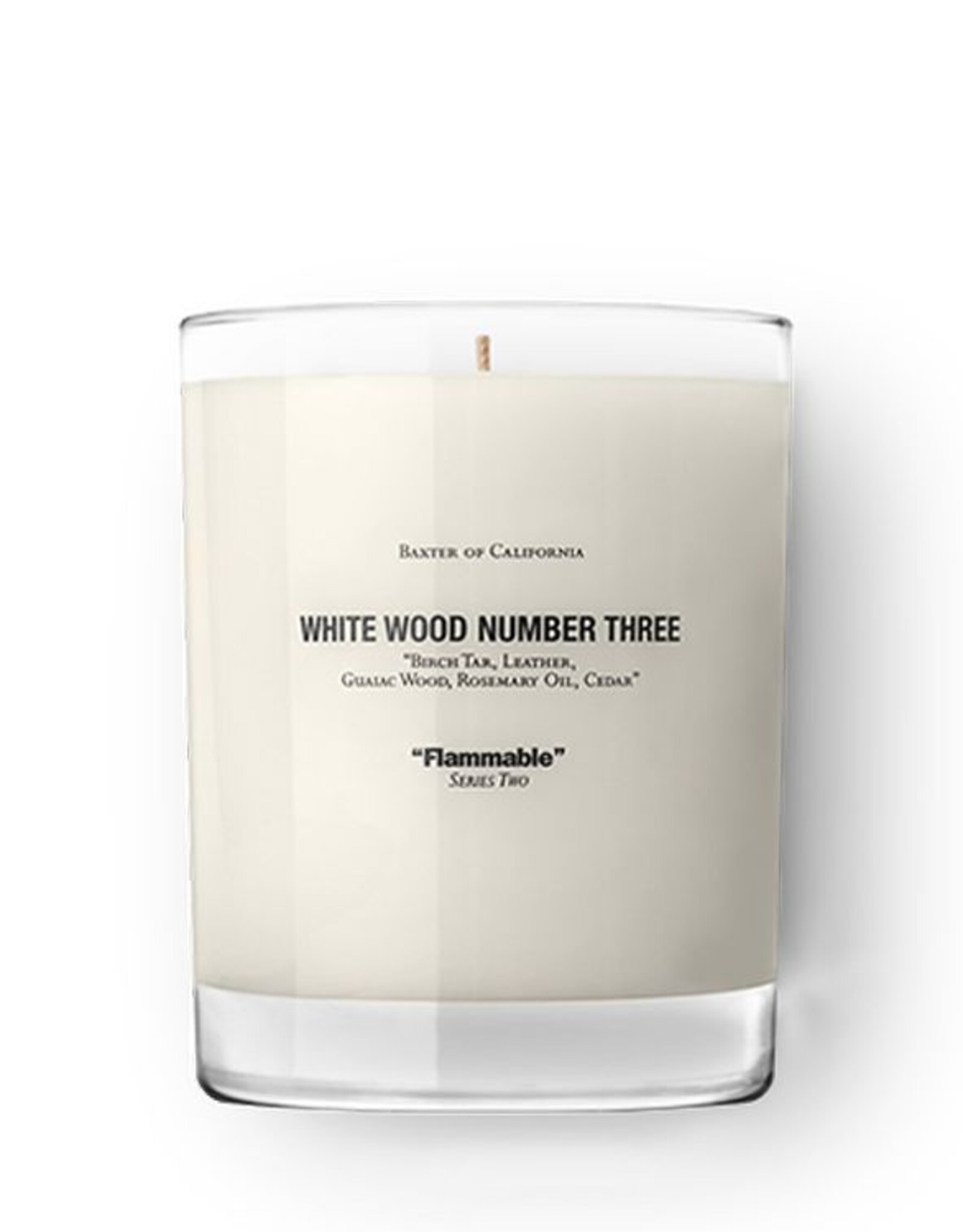 Baxter of California Candle White Wood No 3