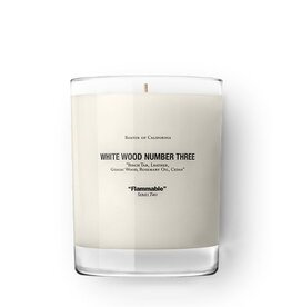 Baxter of California Candle White Wood No 3