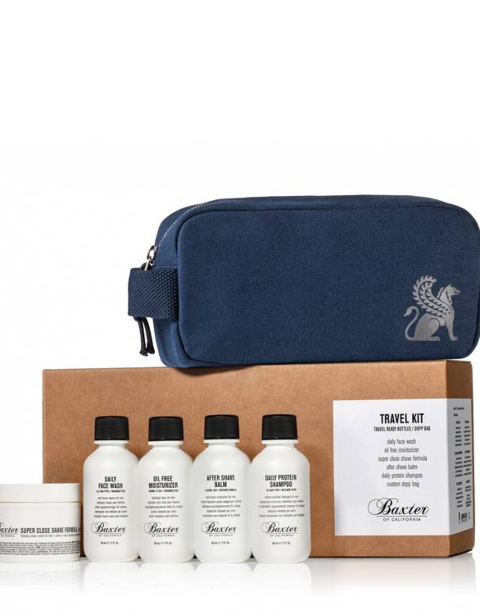 Baxter of California Travel Kit in Custom Bag