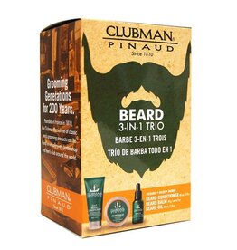 Clubman Pinaud 3-in-1 Beard Trio Gift Pack