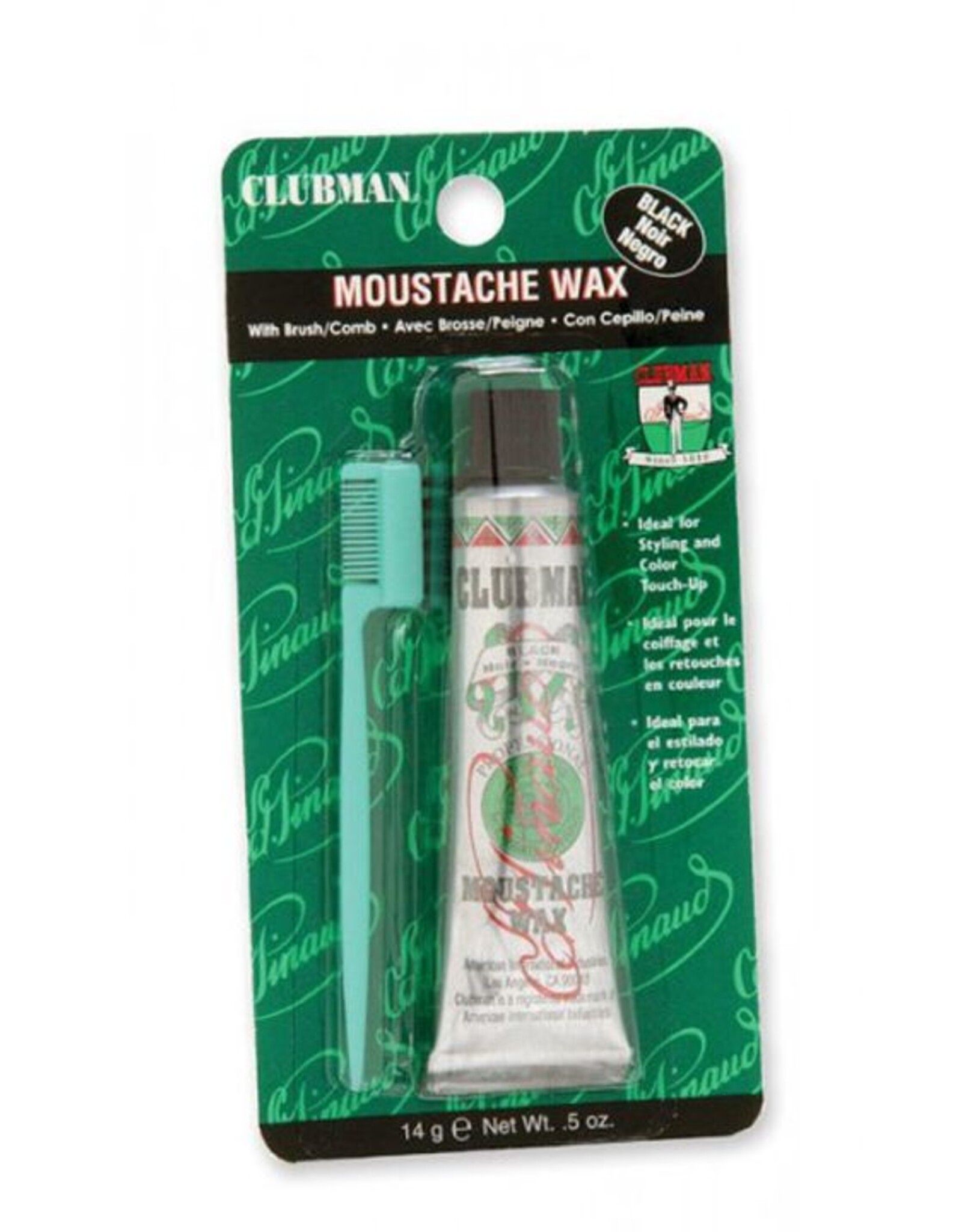 Clubman Pinaud Moustache Wax Black