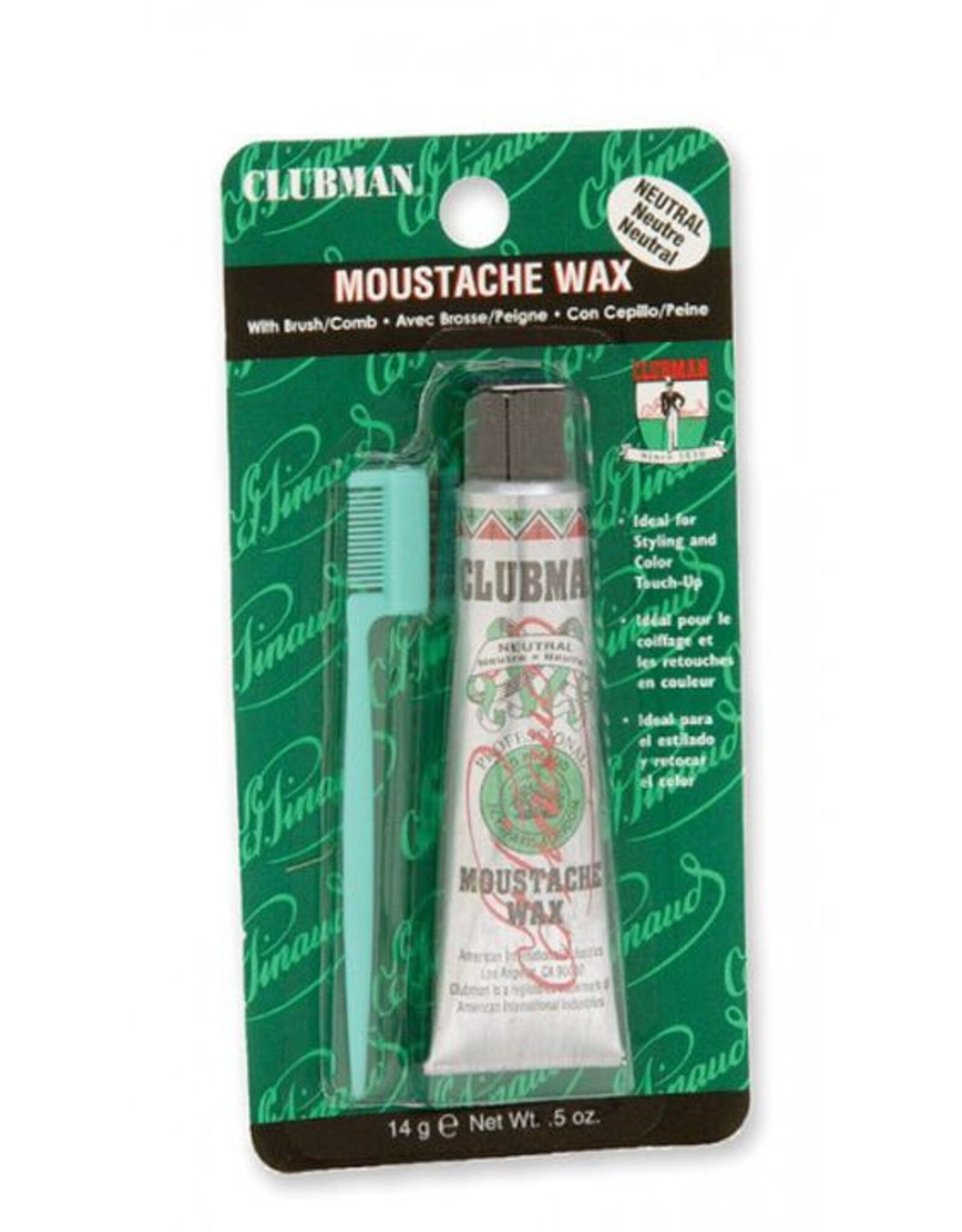 Clubman Pinaud Moustache Wax Neutral
