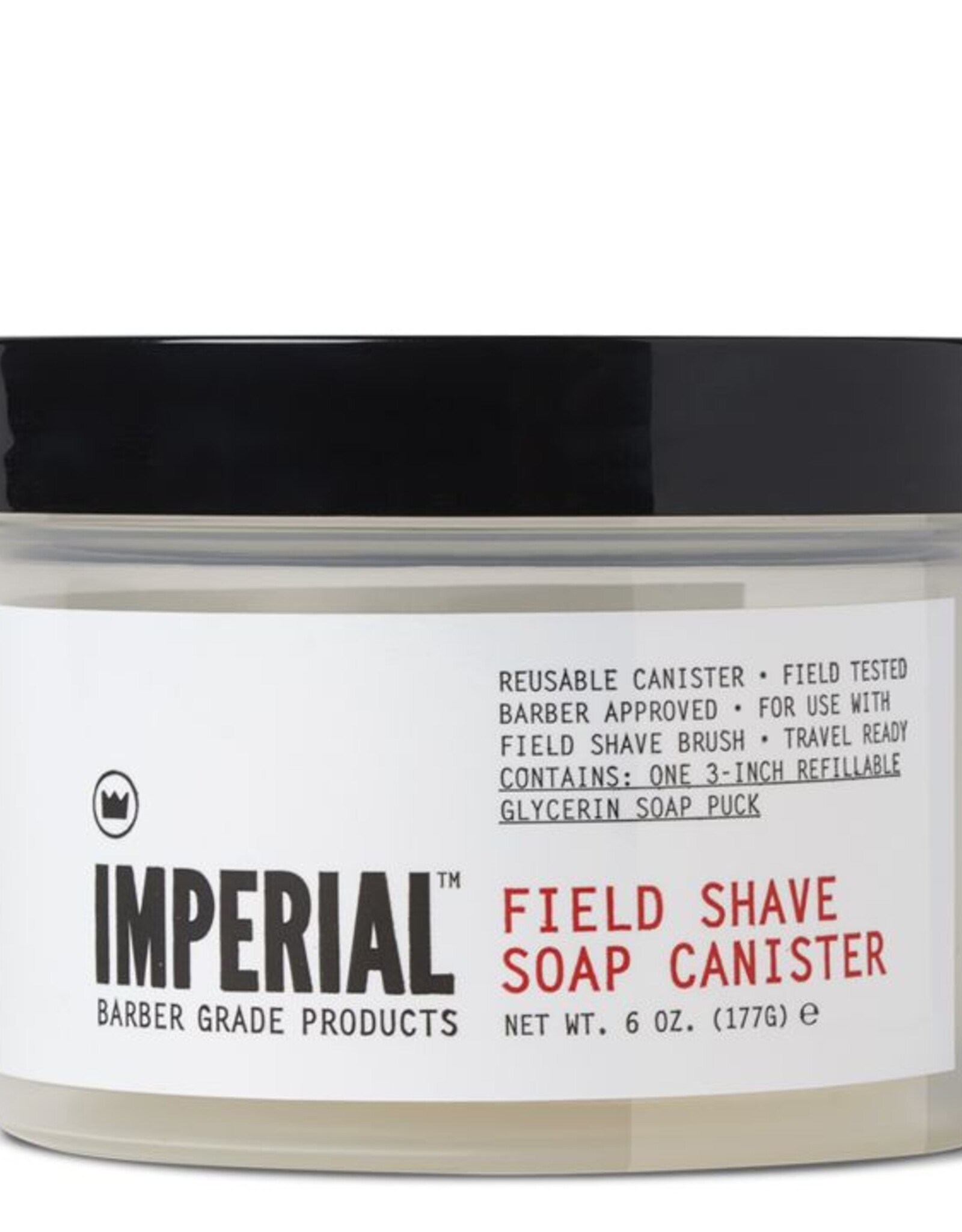 Imperial Barber Products Field Shave Soap Canister
