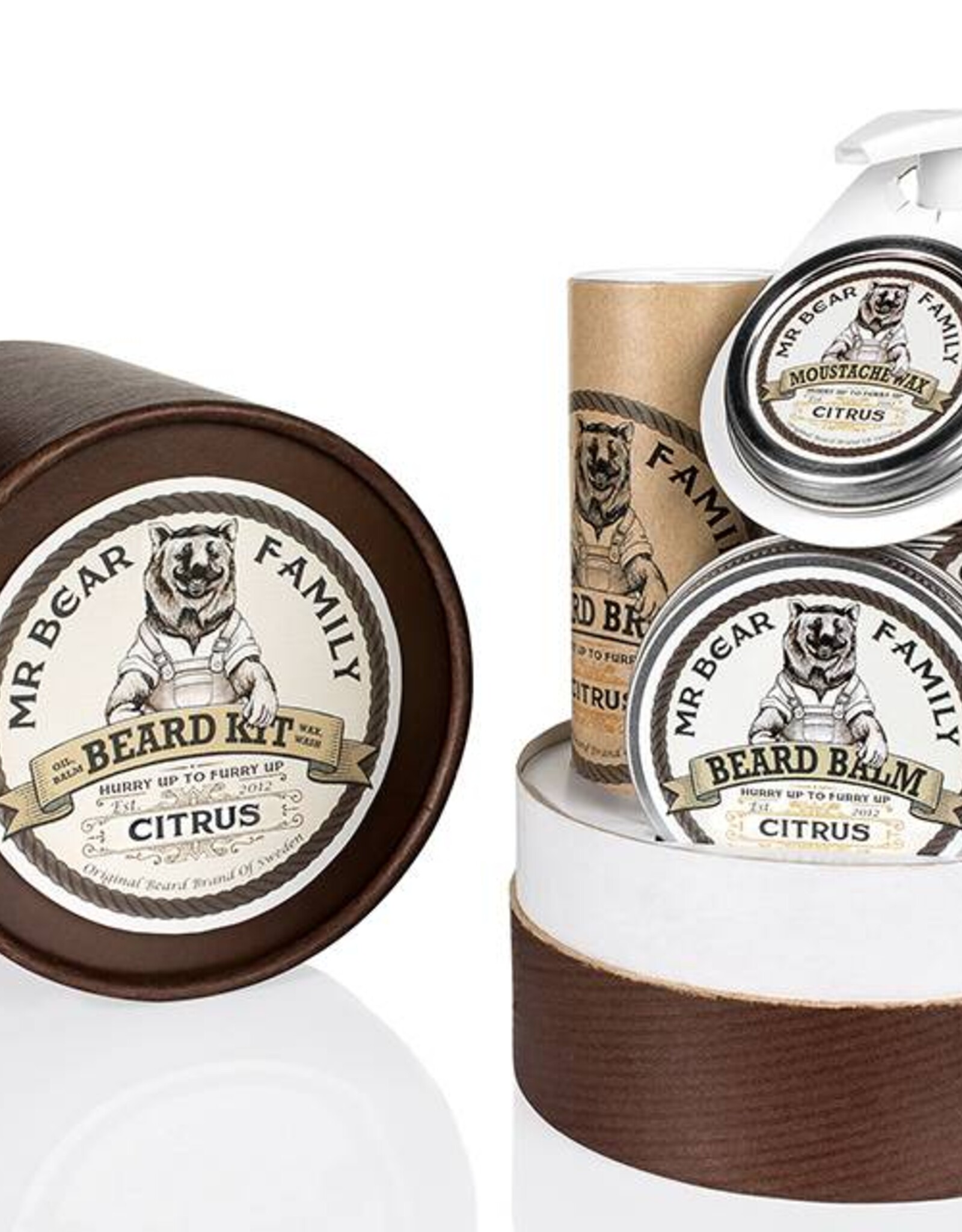 Mr. Bear Family Beard Kit Citrus