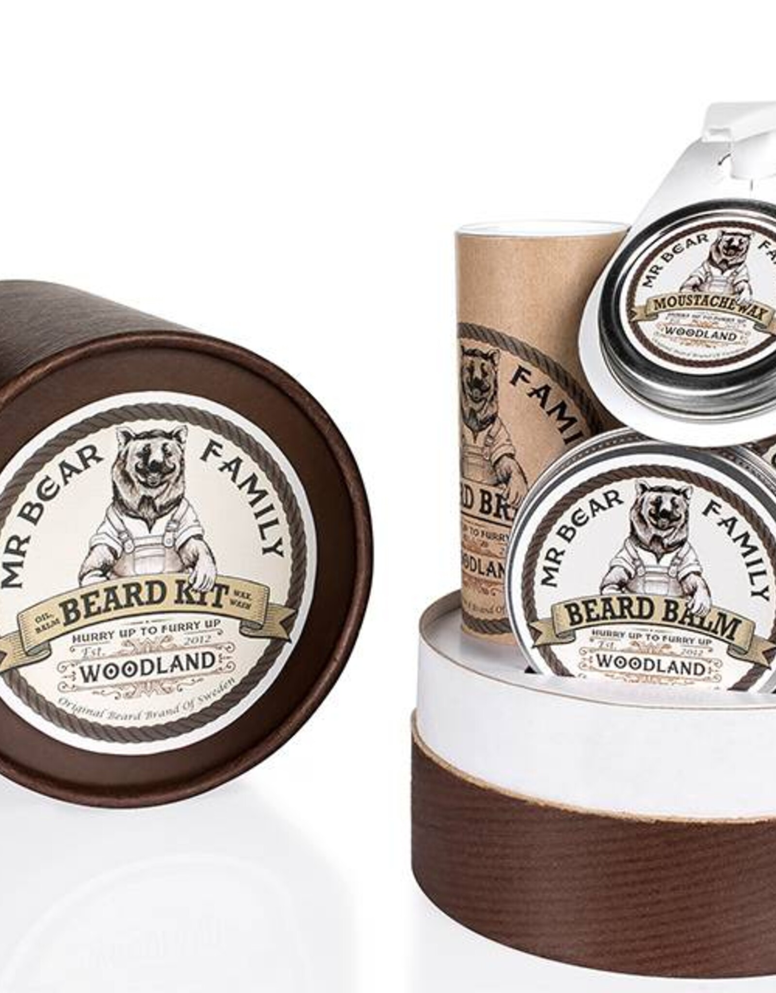 Mr. Bear Family Beard Kit Woodland