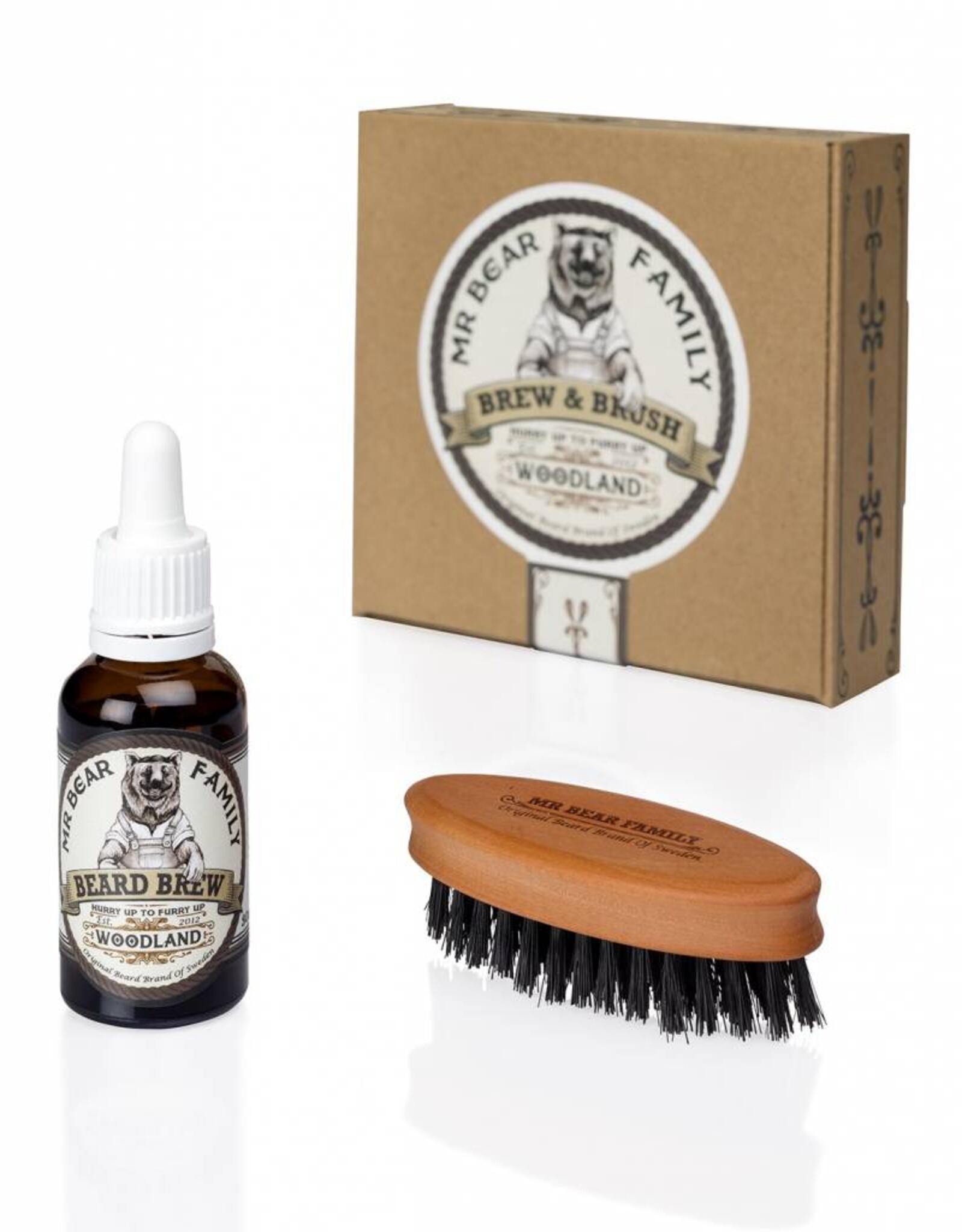 Mr. Bear Family Brew & Brush Kit - Woodland