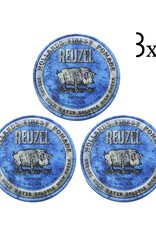 Reuzel Blue Strong Hold Pomade 3-pack
