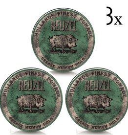 Reuzel Green Grease Medium Hold 3-pack