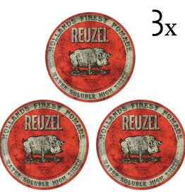 Reuzel Red High Sheen Pomade 3-pack