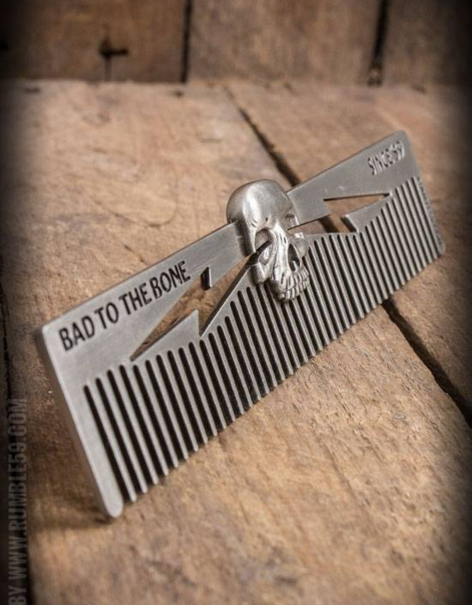 Schmiere Comb 3D Skull - Bad to the Bone