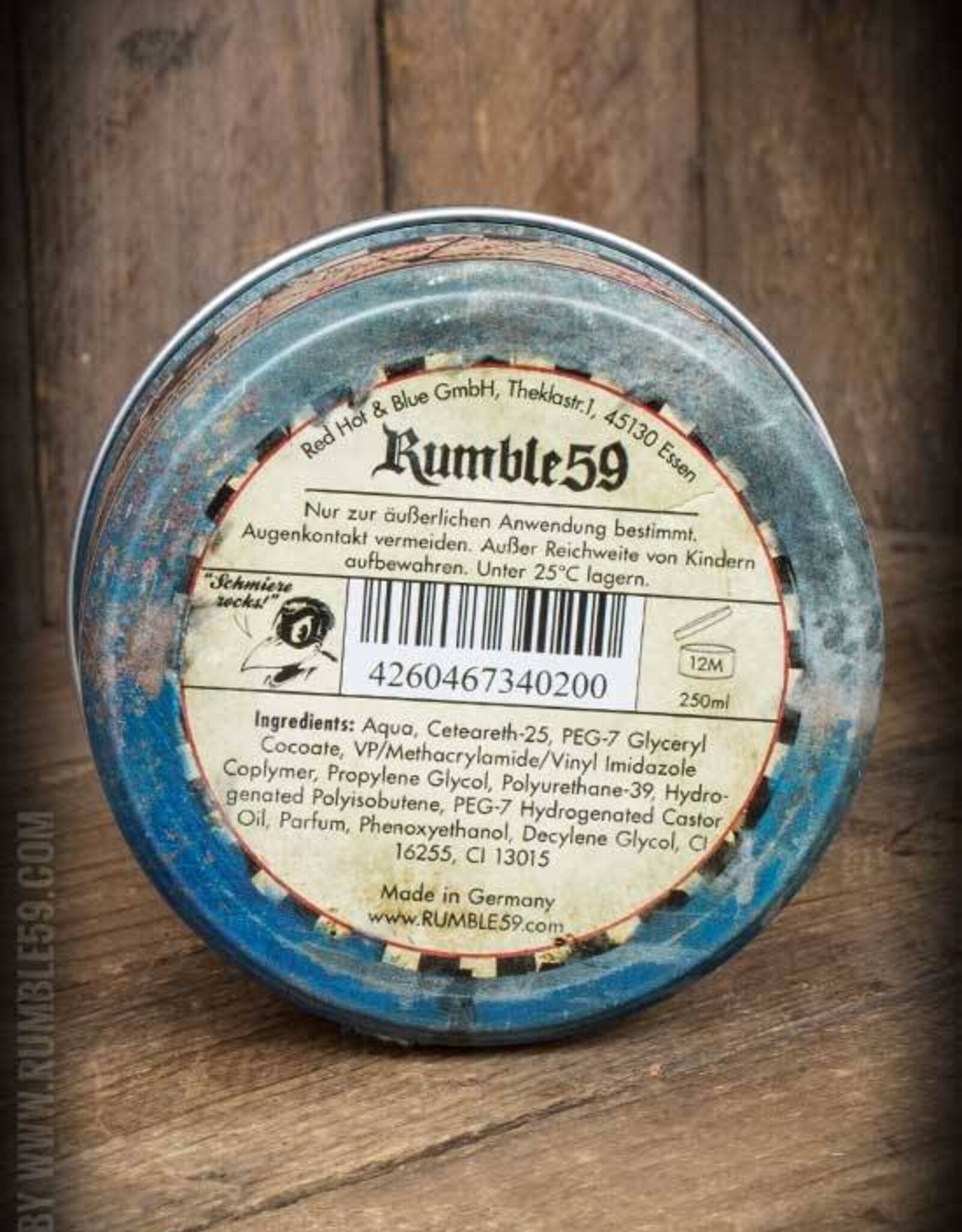 Schmiere Pomade Strong water-based