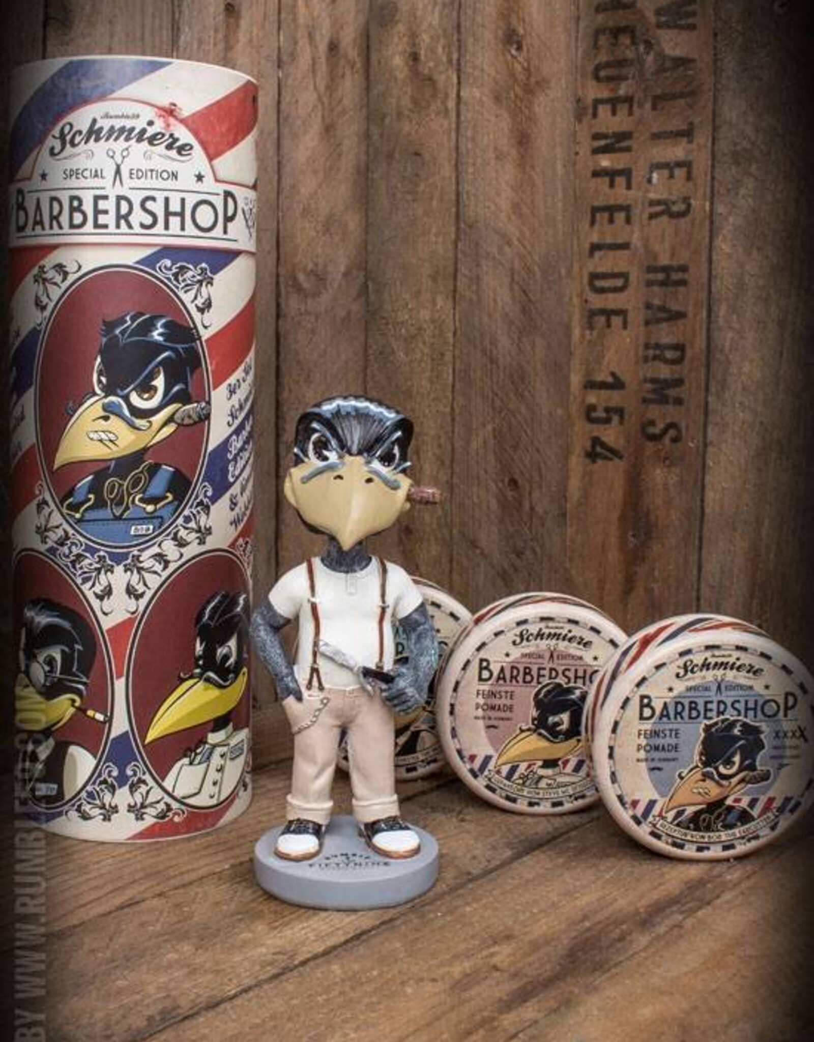 Schmiere Triple Barbershop Set Diverse + Wobber