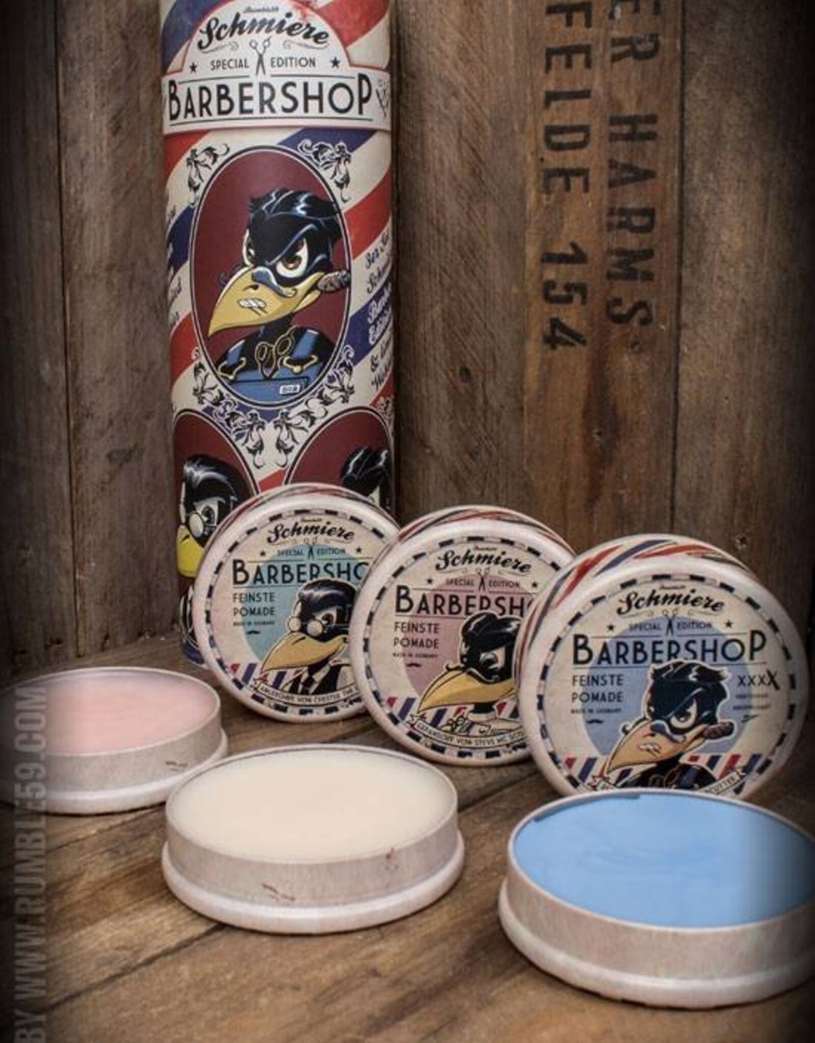 Schmiere Triple Barbershop Set Diverse + Wobbler