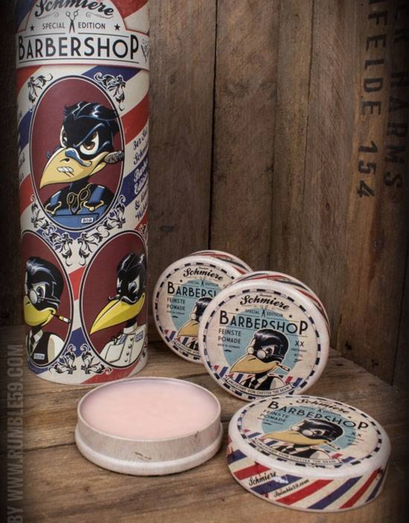 Schmiere Triple Barbershop Set Medium + Wobber