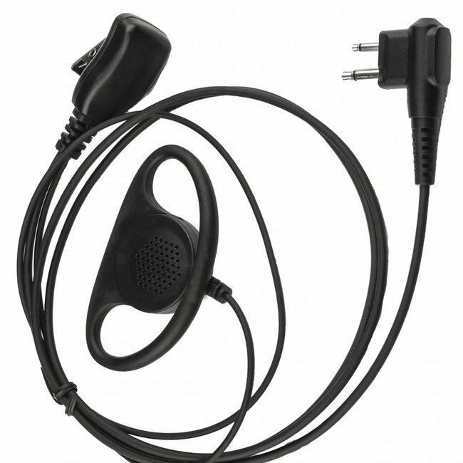 Motorola 2 Pin D-Shape Motorola Portofoon Oortjes