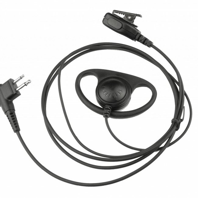 Motorola 2 Pin D-Shape Motorola Portofoon Oortjes