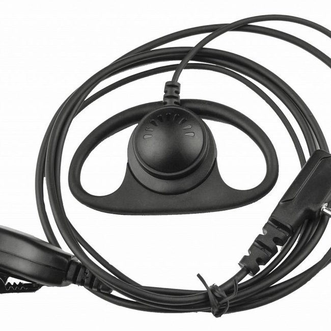 BaoFeng Baofeng D-Shape Portofoon Oortje
