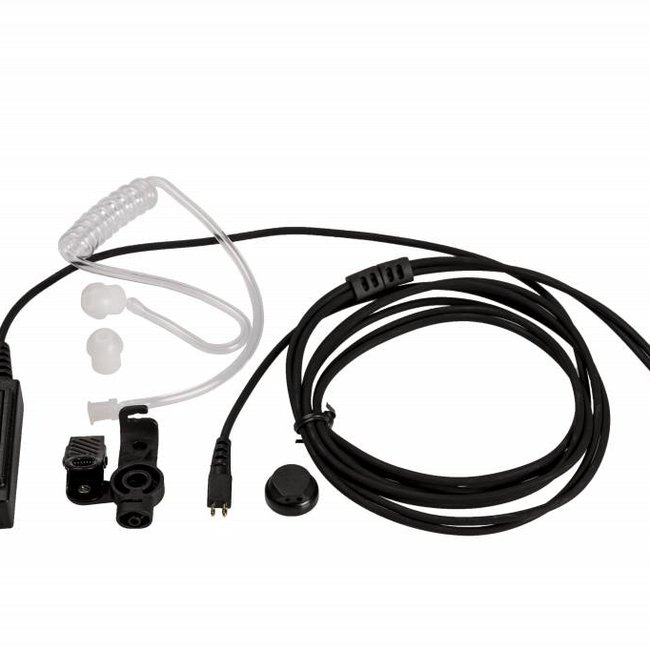 Kenwood 2 Pin Heavy Duty Portofoon Headset Voor Kenwood