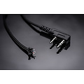 Kenwood 2 Pin Military Grade Portofoon Headset voor Kenwood met Braided Kabel