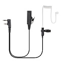 Kenwood 2 Pin Military Grade Portofoon Headset voor Kenwood met Braided Kabel