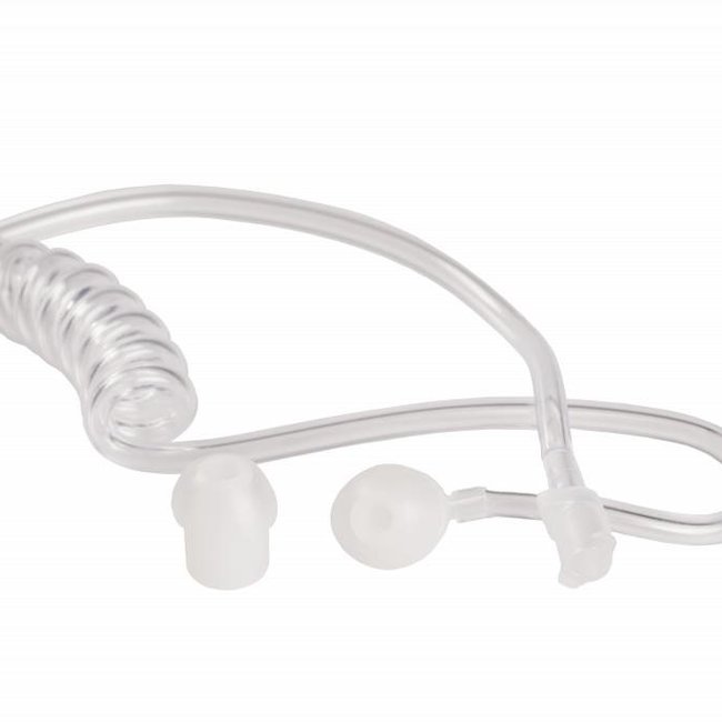 Kenwood 2 Pin Military Grade Portofoon Headset voor Kenwood met Braided Kabel