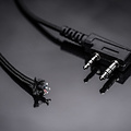 Kenwood 2 Pin Braided D-Shape Kenwood Portofoon Oortje
