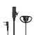 Kenwood 2 Pin Braided D-Shape Heavy Duty Headset voor BaoFeng