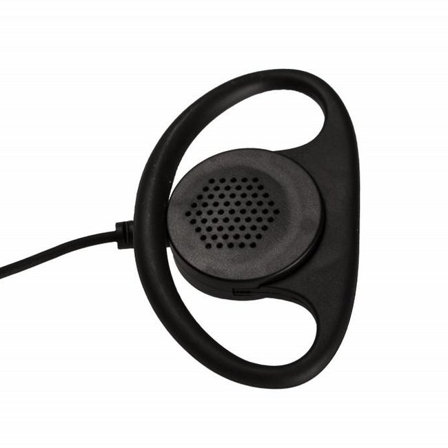 Kenwood 2 Pin Braided D-Shape Heavy Duty Oortje voor BaoFeng Portofoons