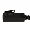 Kenwood 2 Pin Braided D-Shape Heavy Duty Oortje voor BaoFeng Portofoons