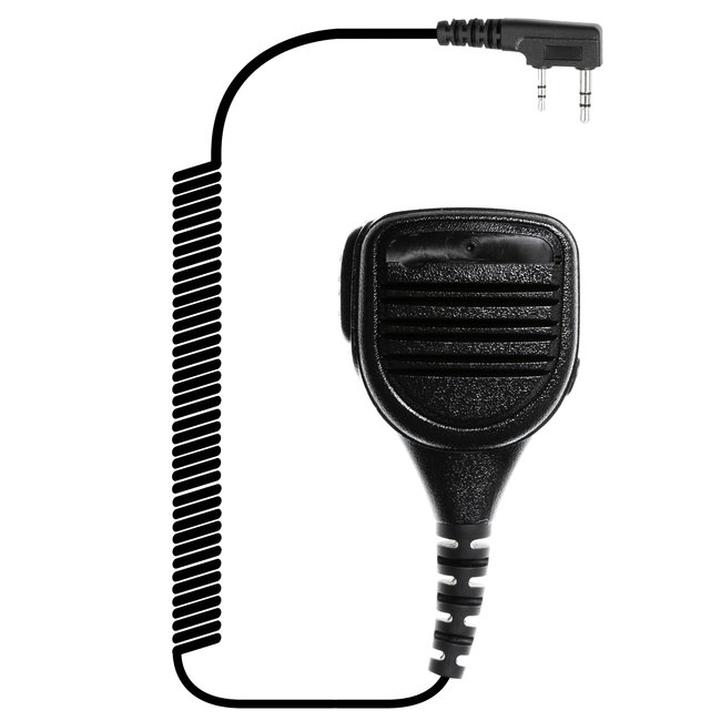 Kenwood 2 Pin Heavy Duty spreeksleutel voor Kenwood met Kevlar kabel