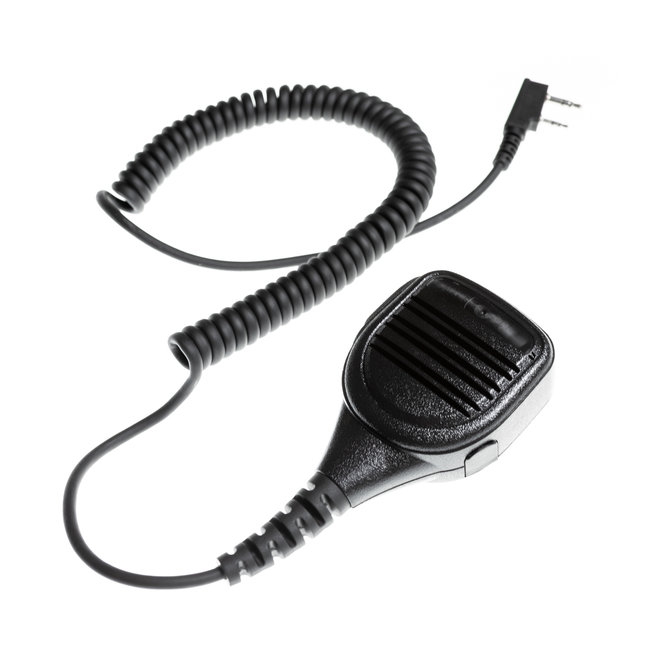 Kenwood 2 Pin Heavy Duty spreeksleutel voor Kenwood met Kevlar kabel