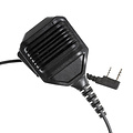 Kenwood 2 Pin Waterproof Speaker Microfoon voor Kenwood met Kevlar kabel en IP67 rating