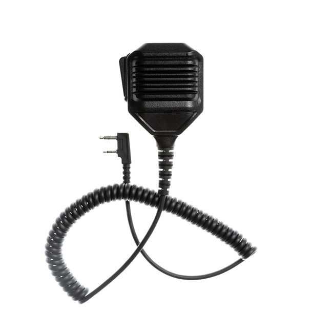 Kenwood 2 Pin Waterproof Speaker Microfoon voor Kenwood met Kevlar kabel en IP67 rating