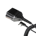 Kenwood 2 Pin Waterproof Speaker Microfoon voor Kenwood met Kevlar kabel en IP67 rating