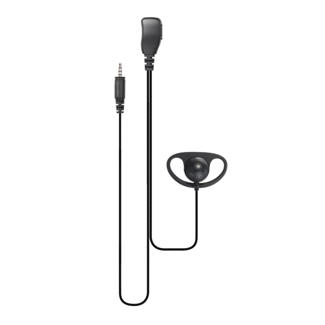 Kenwood PKT D-Shape Portofoon Headset voor Kenwood PKT-23E