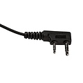 Kenwood 2 Pin G-Shape Headset voor Kenwood Portofoons