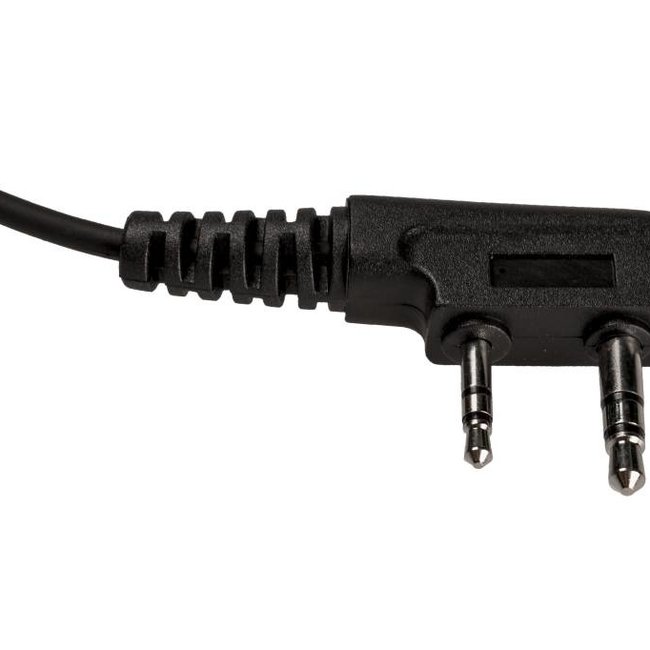 Kenwood 2 Pin G-Shape Headset voor Kenwood Portofoons