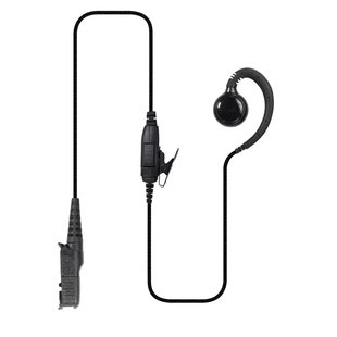 C-Shape Headset voor Motorola DP2400, DP2600