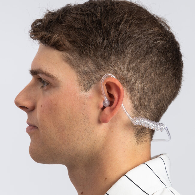 Accessoires Transparante Reserve Eartube voor uw Portofoon Headset