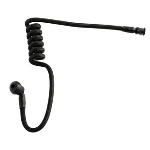 Braided Eartube Zwart