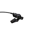 Kenwood 2 Pin Military Grade Portofoon Headset voor Kenwood met Braided Kabel