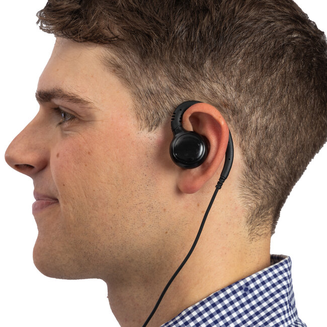 Motorola TLKR / TalkAbout C-Shape Portofoon Headset voor Motorola TLKR / TalkAbout