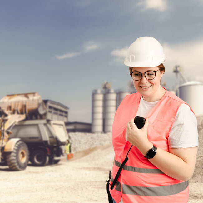 Motorola 2 Pin Handheld speaker / microfoon voor Motorola portofoons