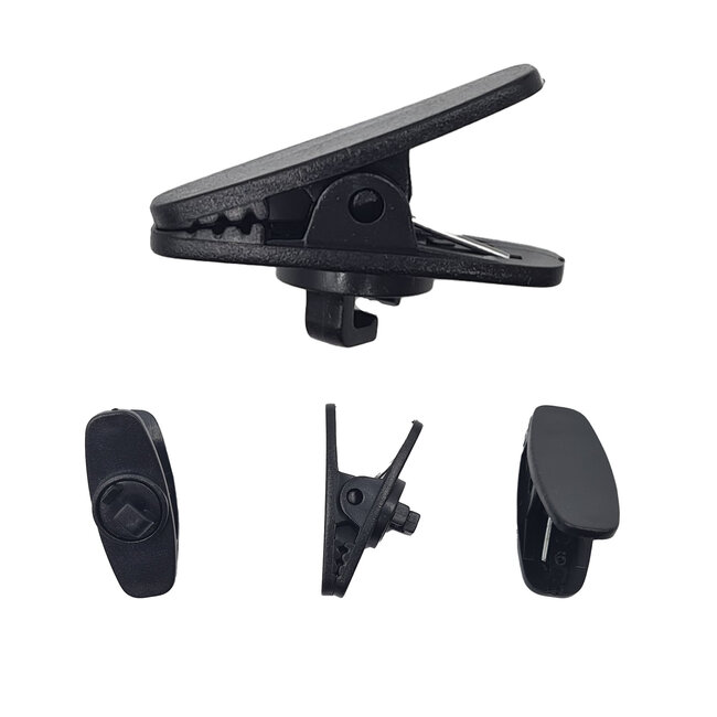Accessoires 10x Reserve Clipjes voor Listen Only Headsets